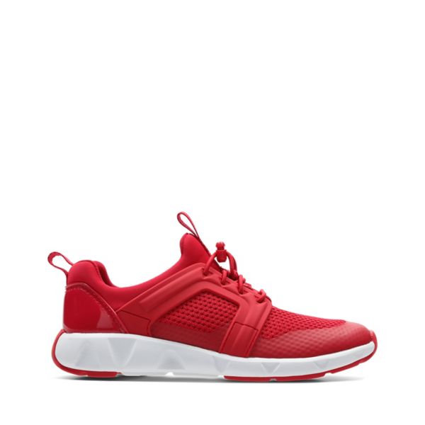 Clarks Girls Nova Elite Trainers Red | USA-9612543